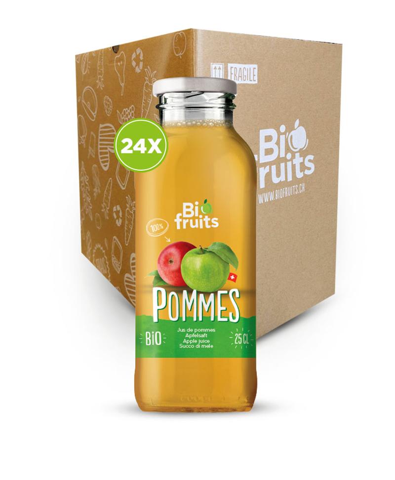 Jus de pommes filtré